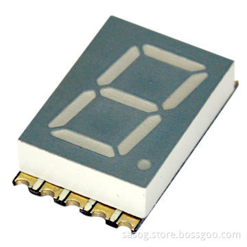 0.4-inch Single SMD LED Digit Display, Yellow Green, 570nm, Common Anode
